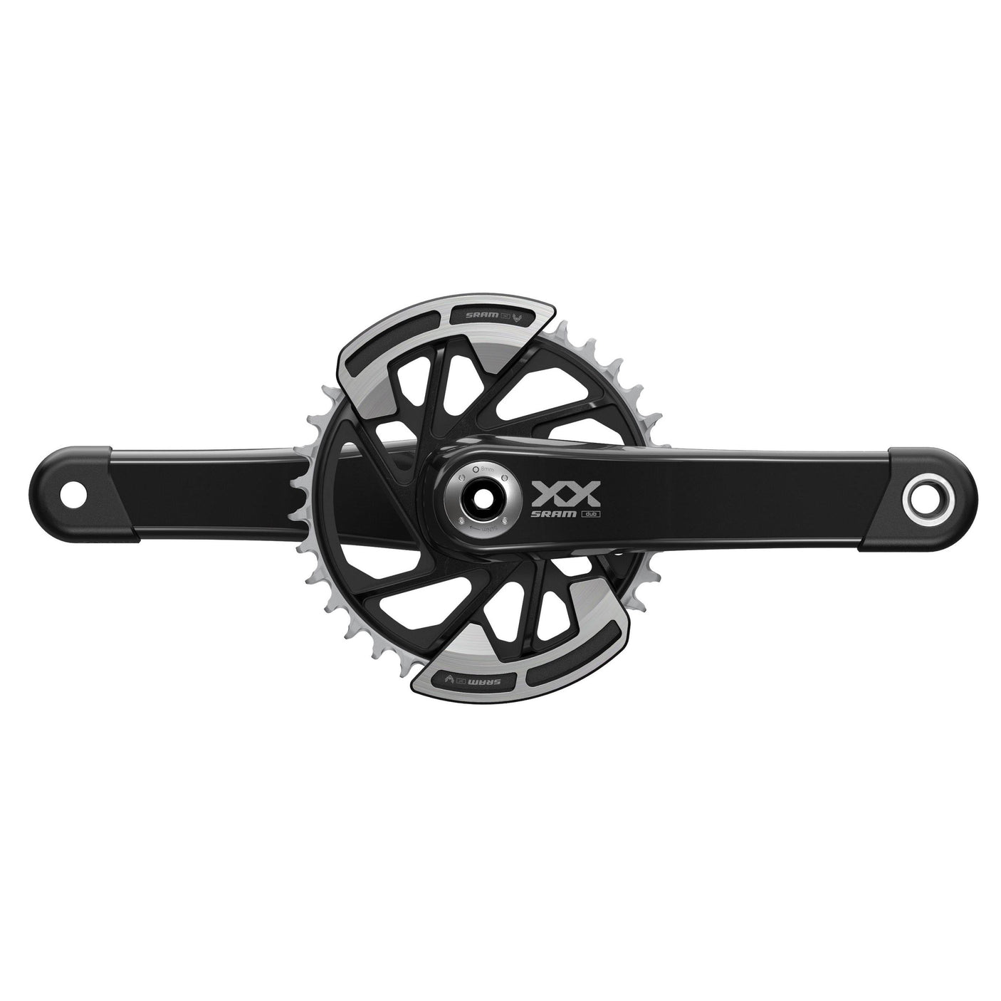 SRAM Crankset XX Eagle Q174 55mm Chainline Dub MTB Wide Black 2-Guards 32T T-Type