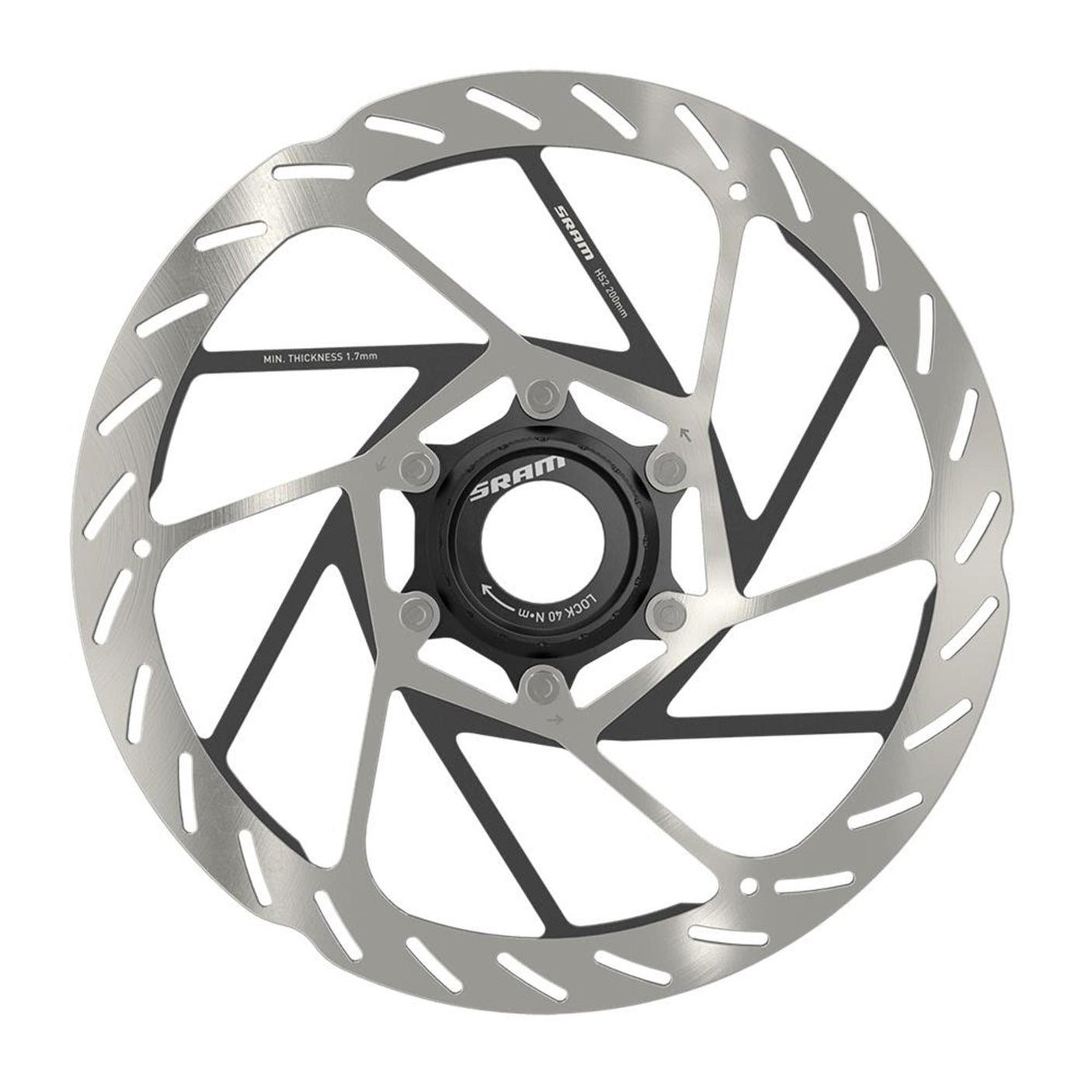 SRAM Rotor - HS2 Center Lock (Includes Lockring) Rounded