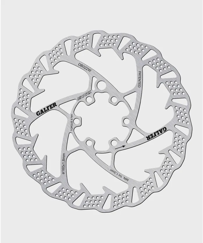 Galfer Shark Disc Rotor - 6 Bolt / 2.0mm