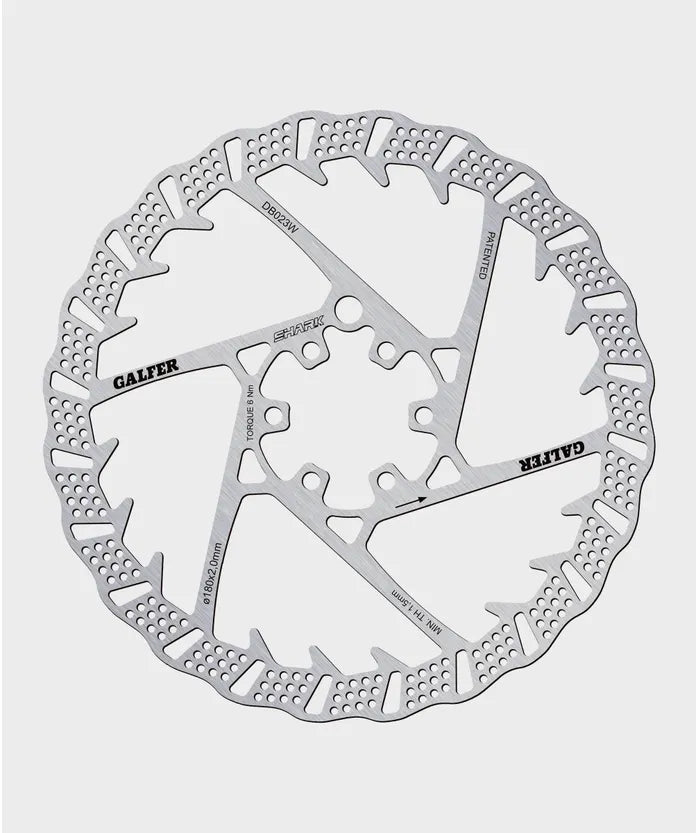 Galfer Shark Disc Rotor - 6 Bolt / 2.0mm