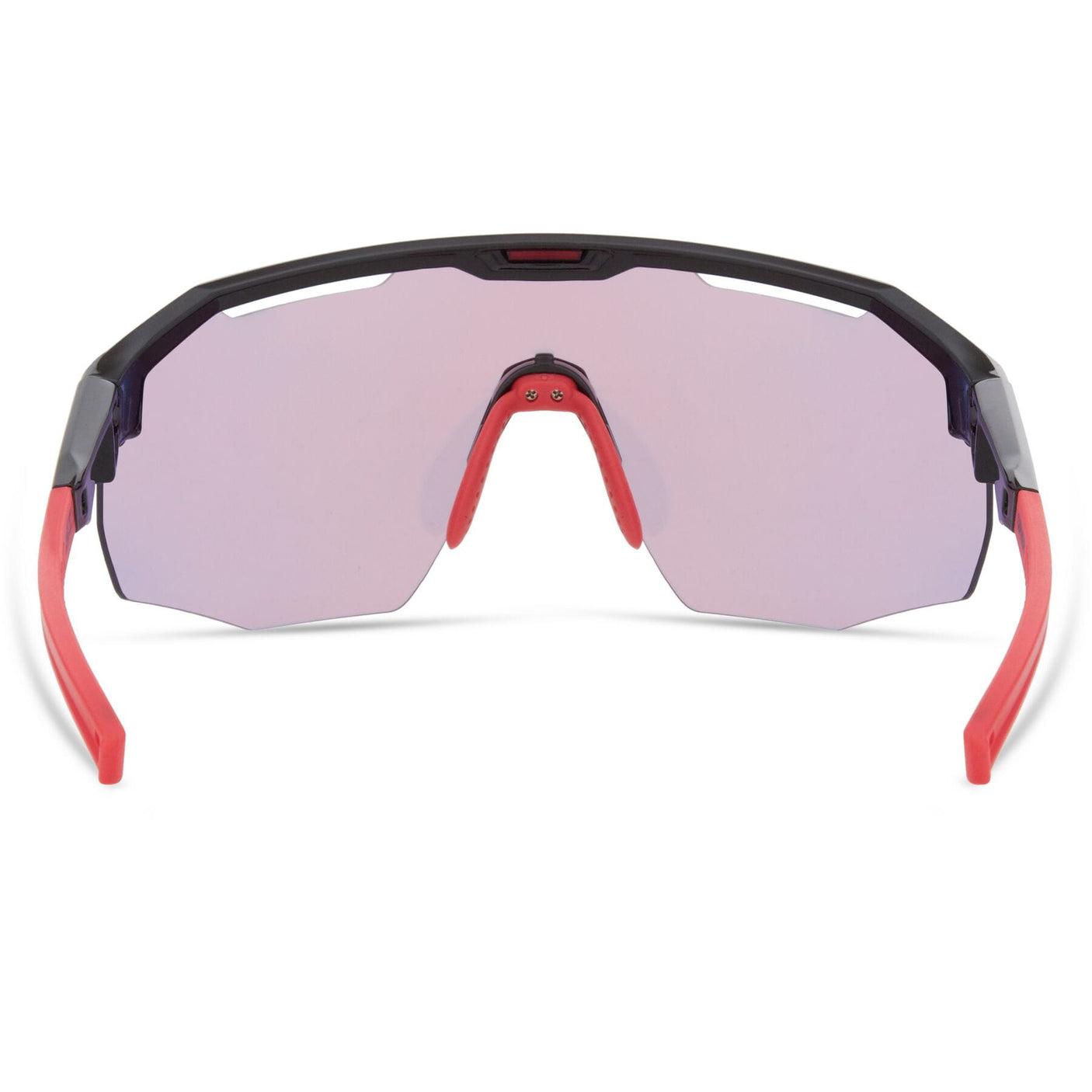 MADISON Cipher Gloss Black Sunglasses -(Pink Rose Mirror Lens)