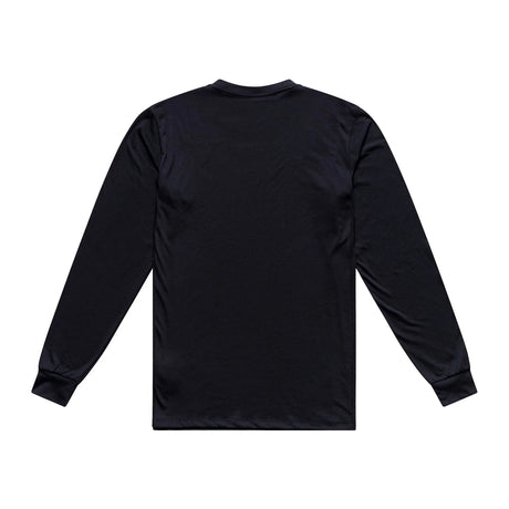 Skyline Ride LS Tee Signature Black/ Real teal