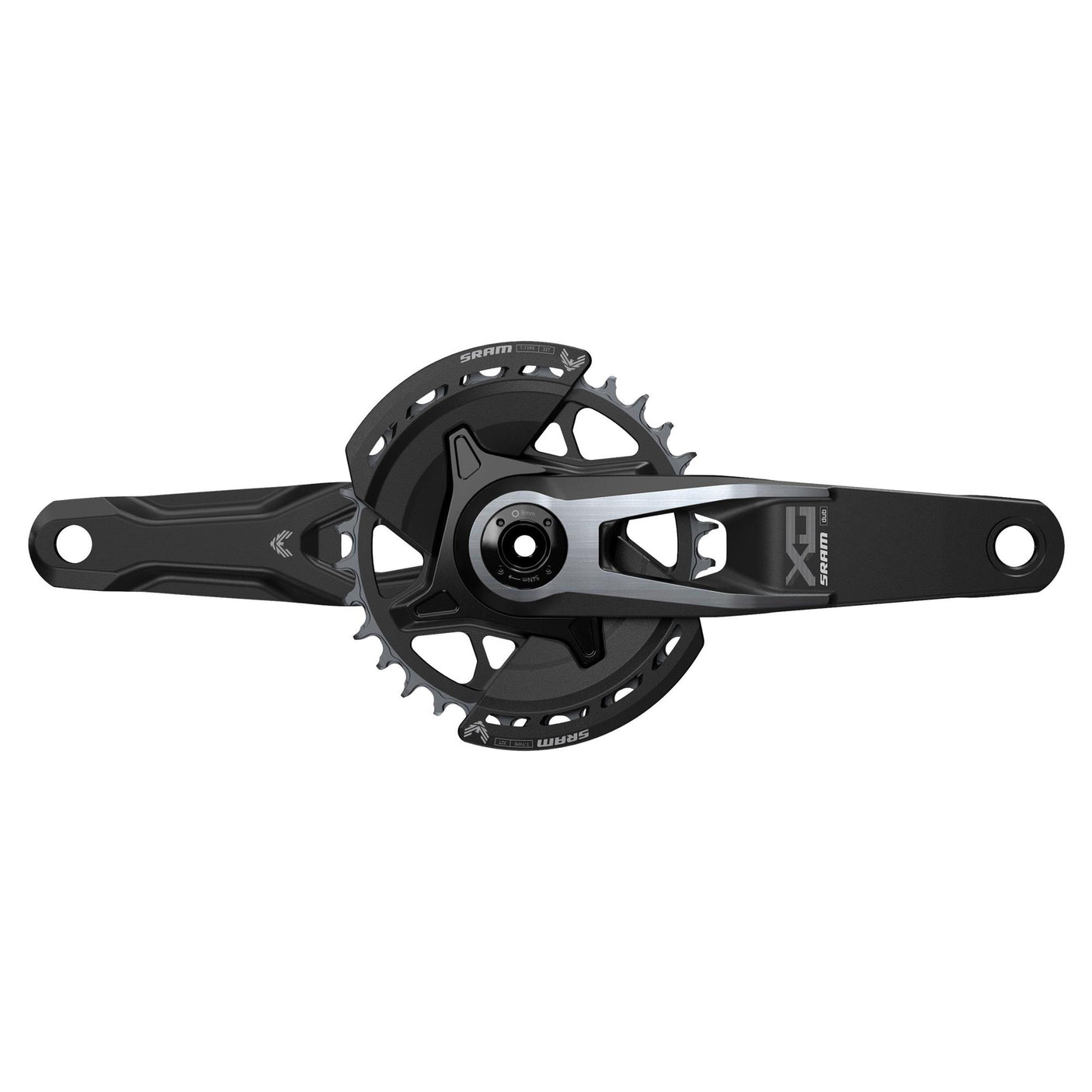 SRAM Crankset X0 Eagle Q174 55mm Chainline DUB MTB Wide 2-Guards 32T T-Type