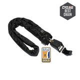HIPLOK Home Gold Chain Lock 150cm (Includes Wall Hook)