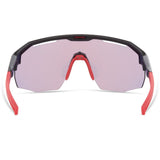 MADISON Cipher Gloss Black Sunglasses -(Pink Rose Mirror Lens)