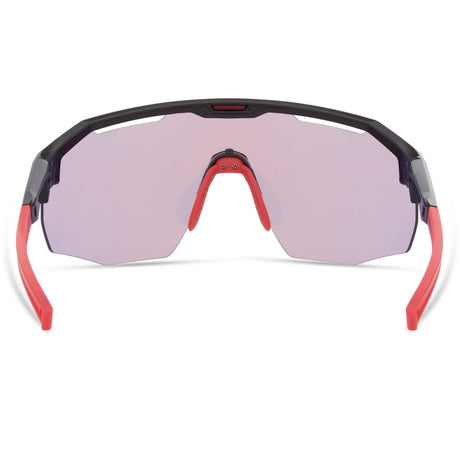 MADISON Cipher Gloss Black Sunglasses -(Pink Rose Mirror Lens)