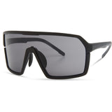 MADISON Crypto Matt Black Sunglasses (Black Mirror Lens)
